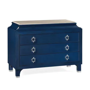BLUE OAK CHEST OF DRAWERS