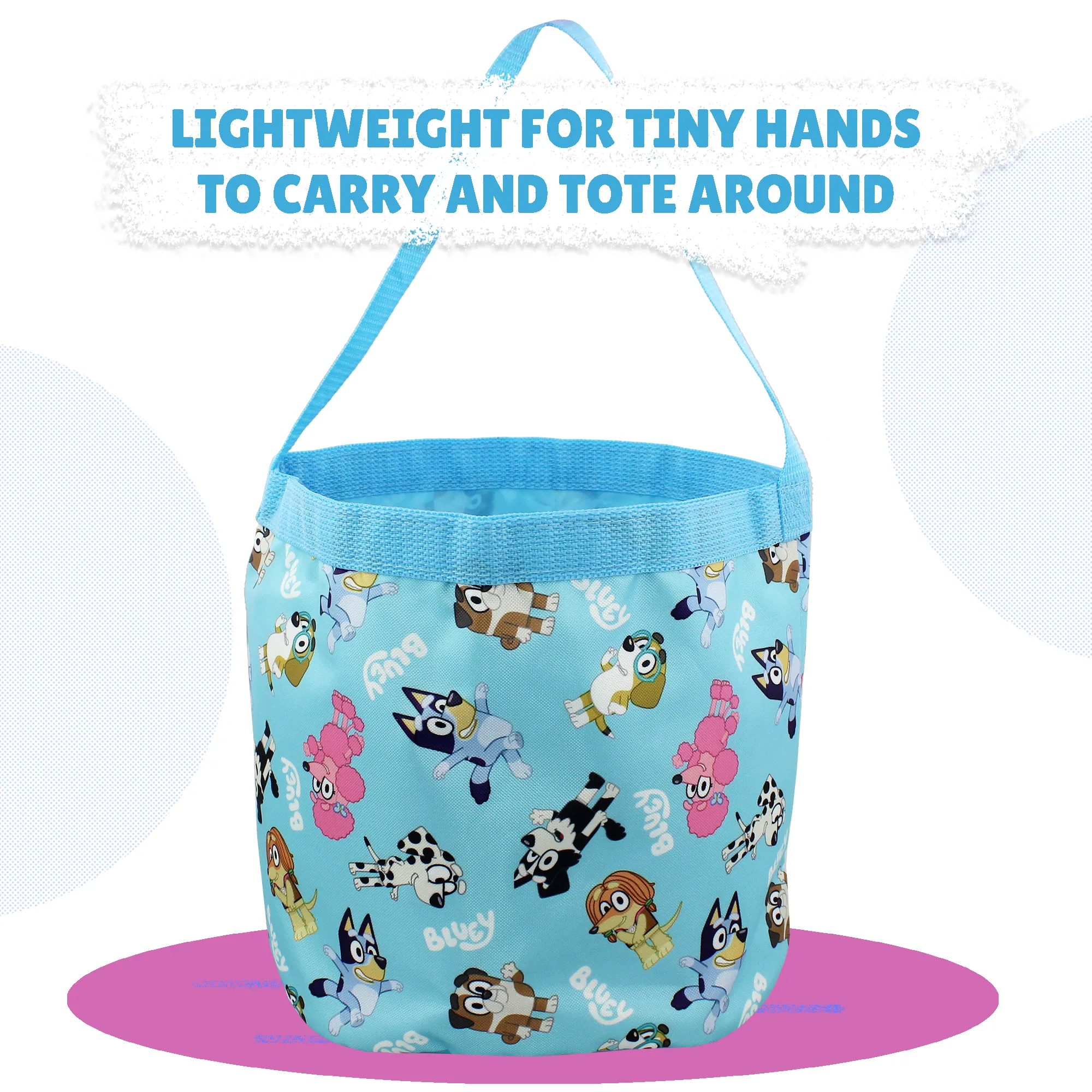 Bluey Party Time Bucket Tote Bag