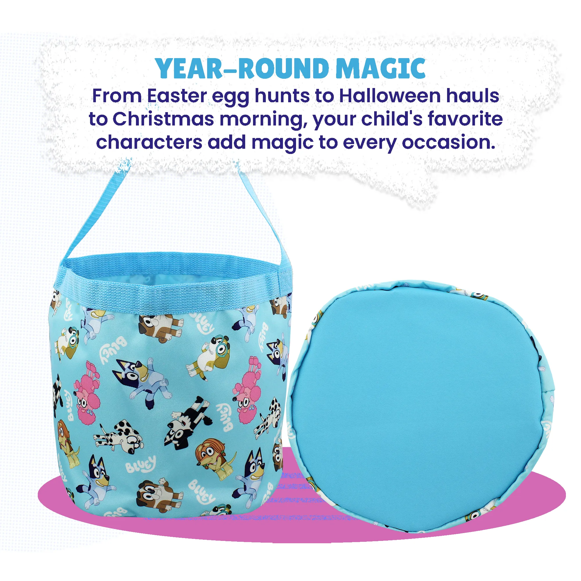 Bluey Party Time Bucket Tote Bag