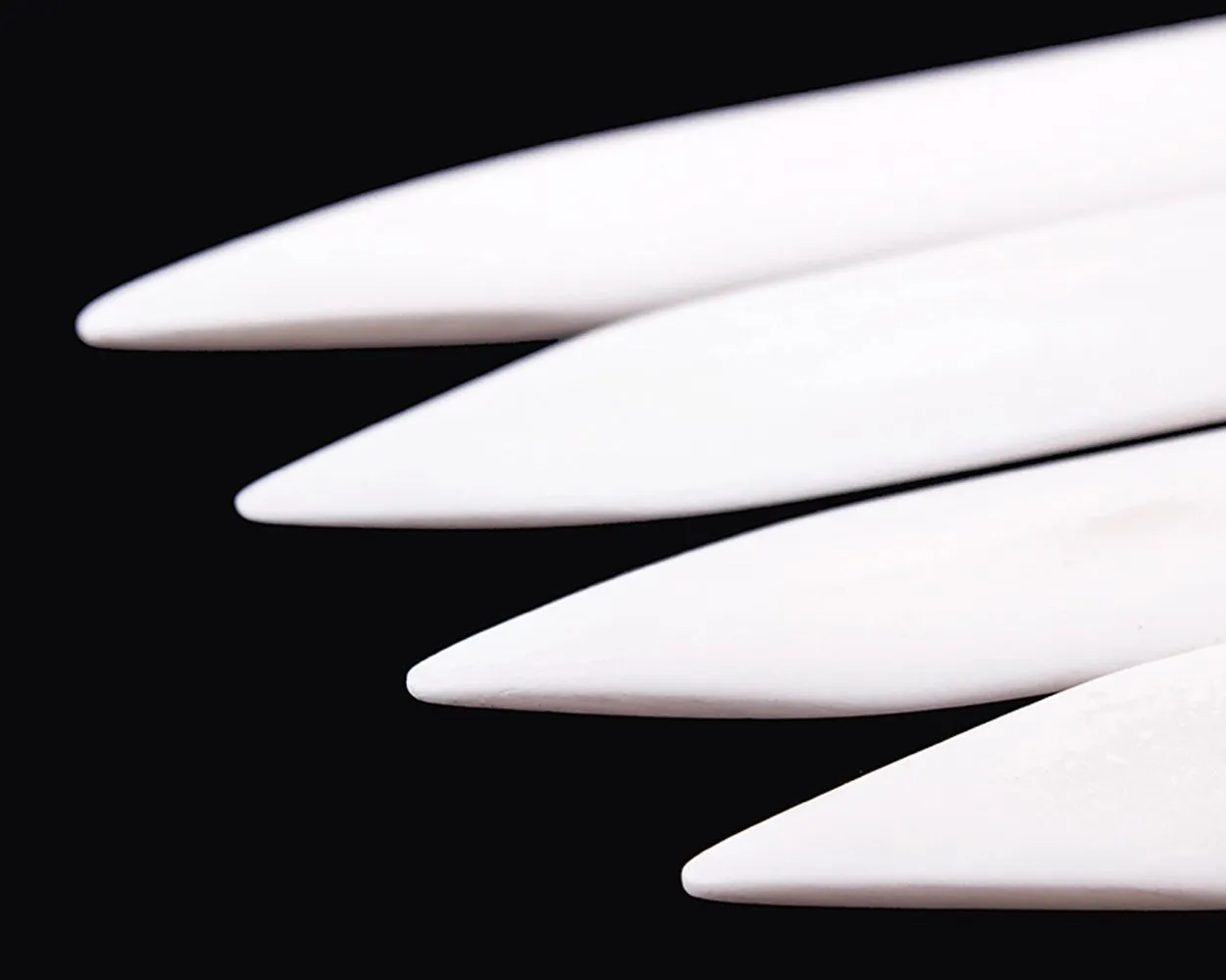 Bone Folder 2 Pieces Paper Creaser for Leather Crafts and Paper Crafts