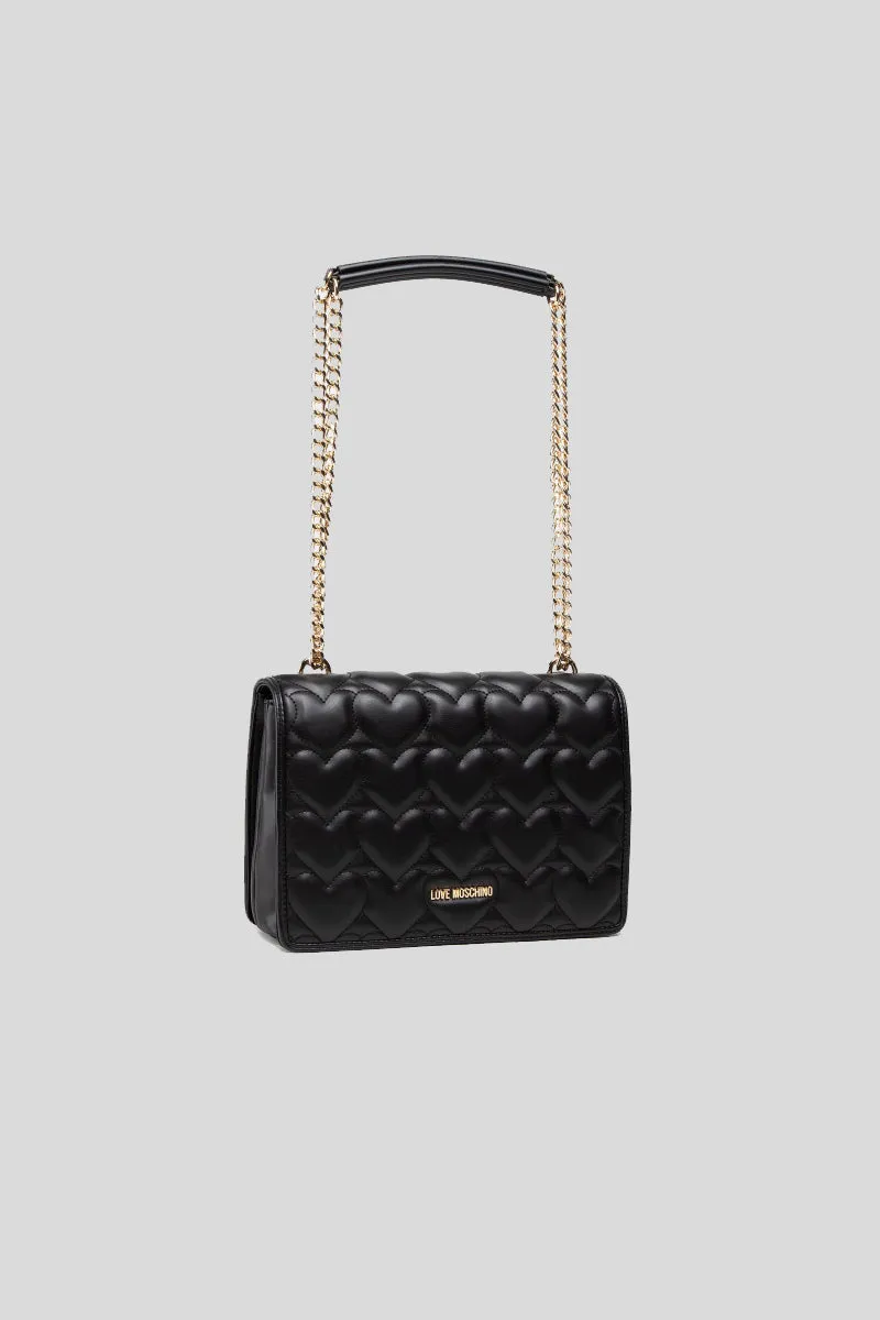 Borsa Quilted Pu - Nero