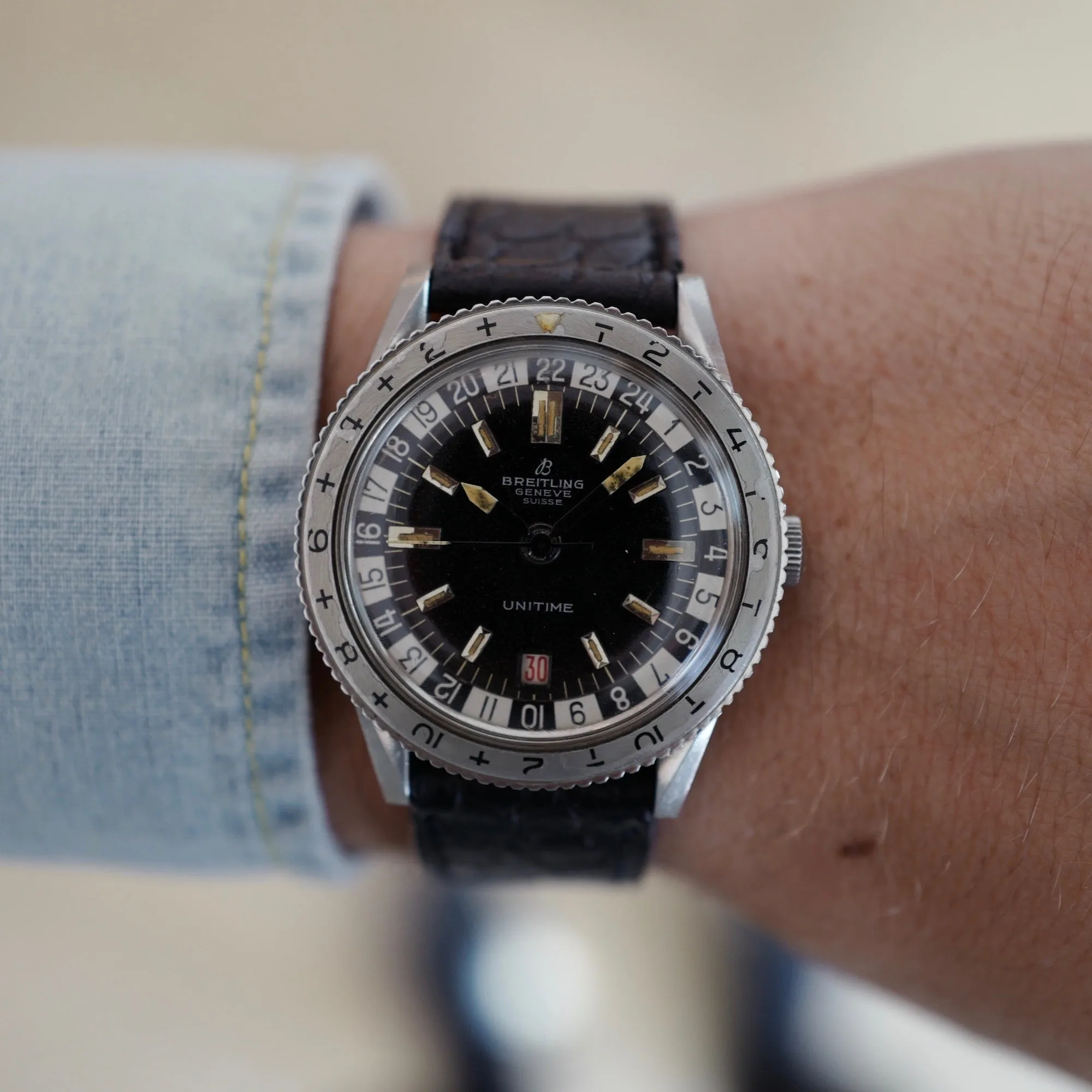 Breitling Unitime 24 Hour GMT Watch Ref. 2610