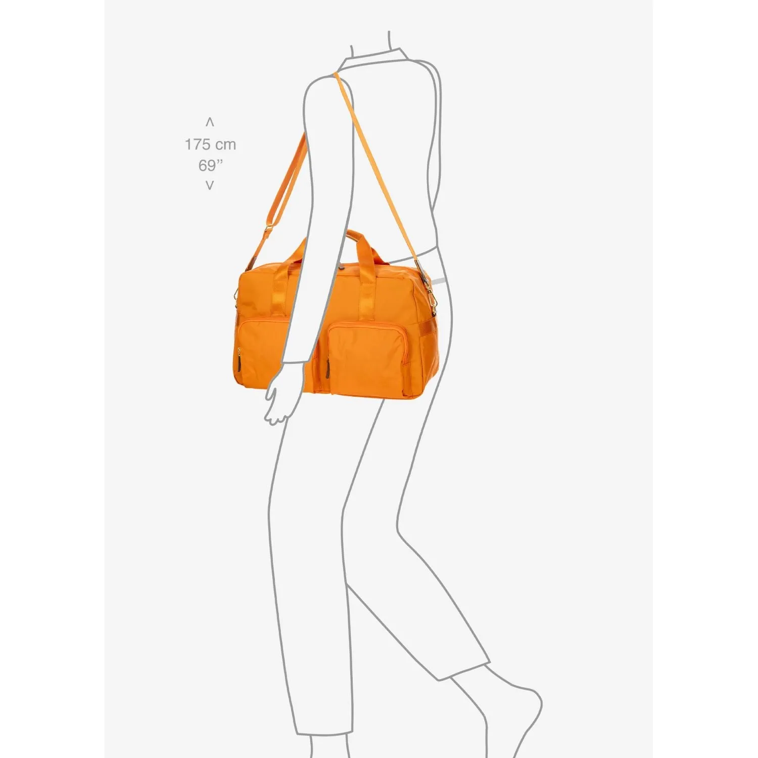 BRIC'S X-Travel Holdall Multipocket Duffel Bag - Small