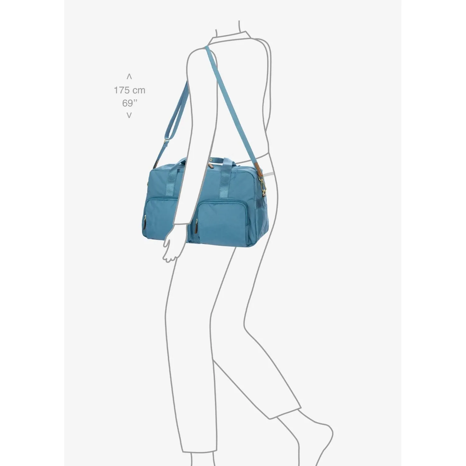 BRIC'S X-Travel Holdall Multipocket Duffel Bag - Small