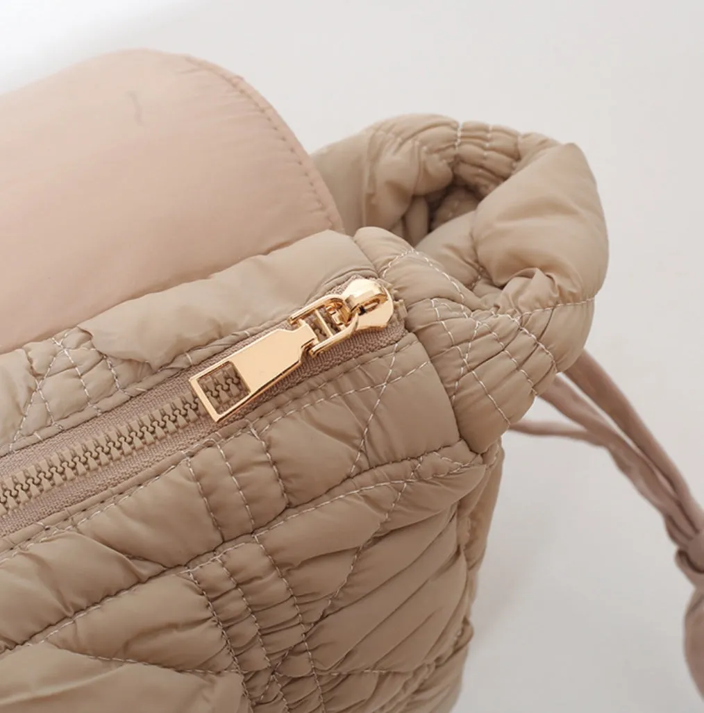 Brinley Foldover Quilted Puffer Crossbody