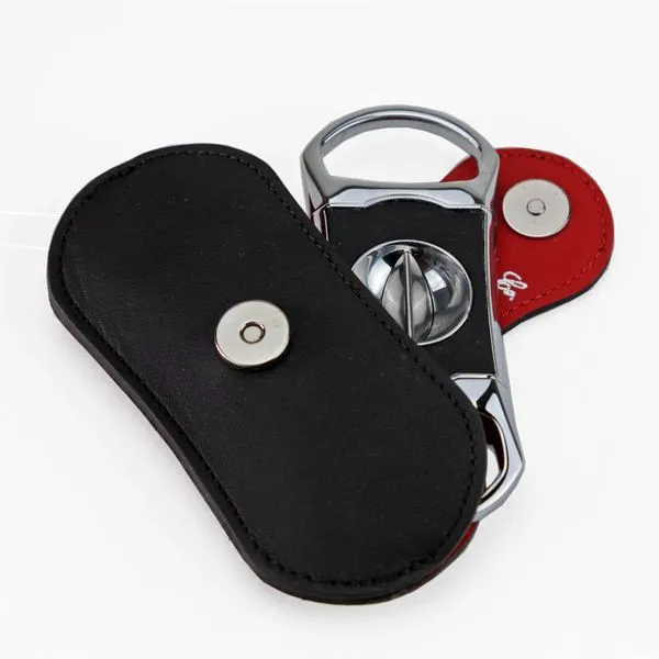 Brizard and Co. The "V" Cutter - Black and Red Leather