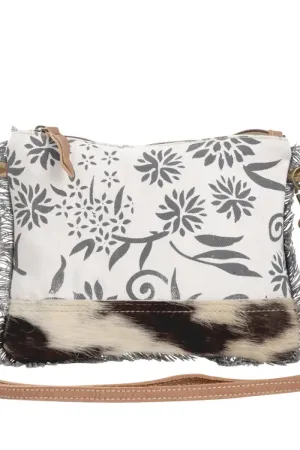 Canvas with Flowers and Fringe Trim