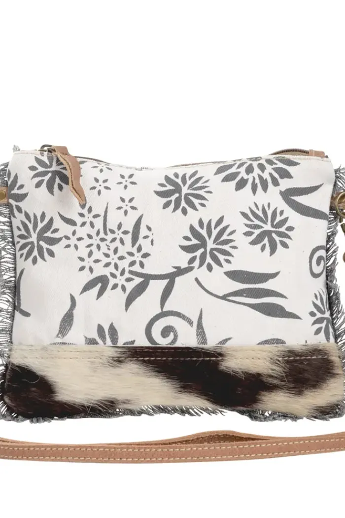 Canvas with Flowers and Fringe Trim