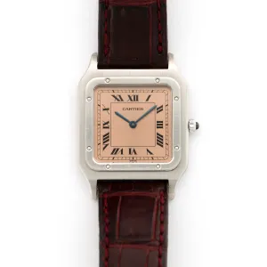 Cartier Platinum Santos Dumont Watch, Ref. 1575