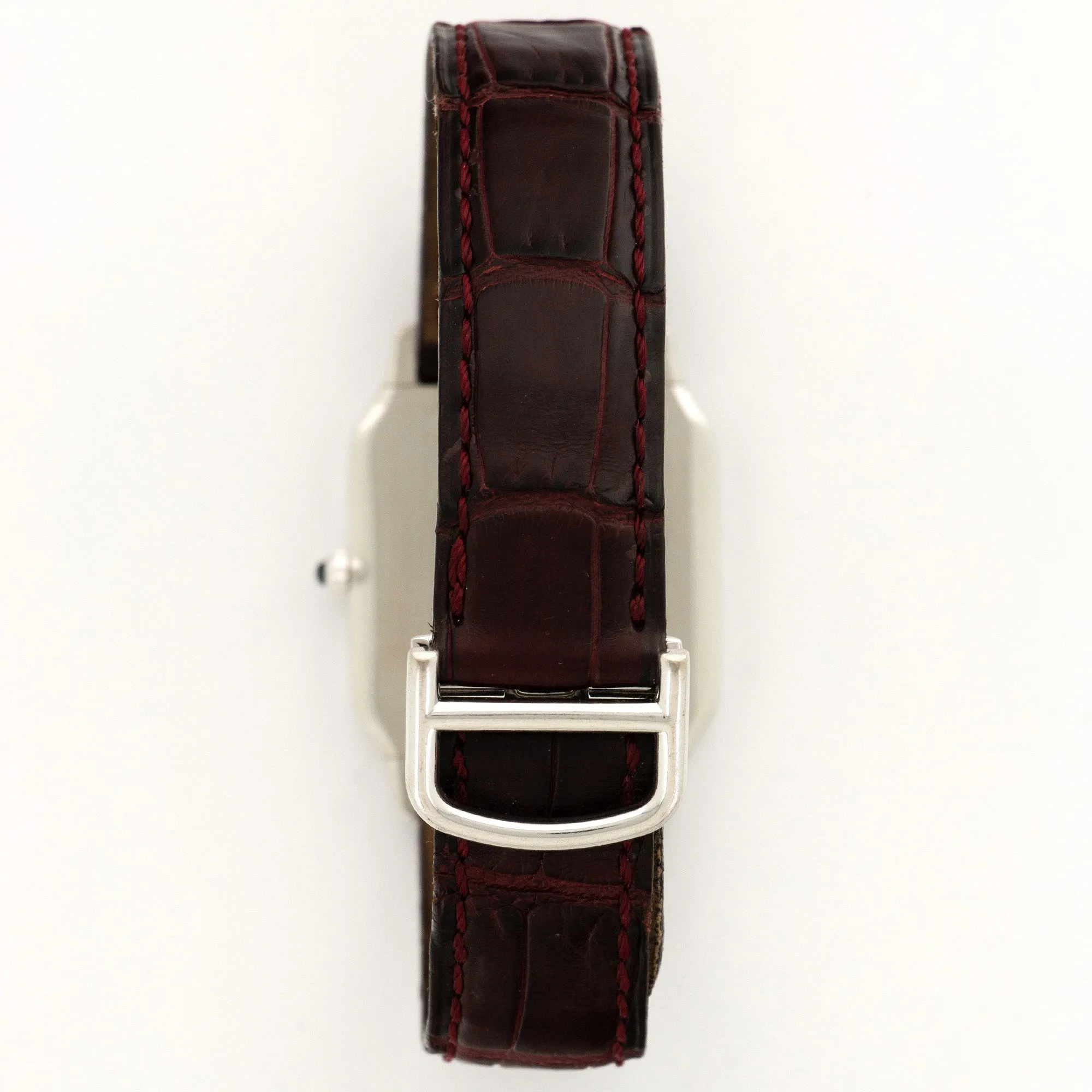 Cartier Platinum Santos Dumont Watch, Ref. 1575