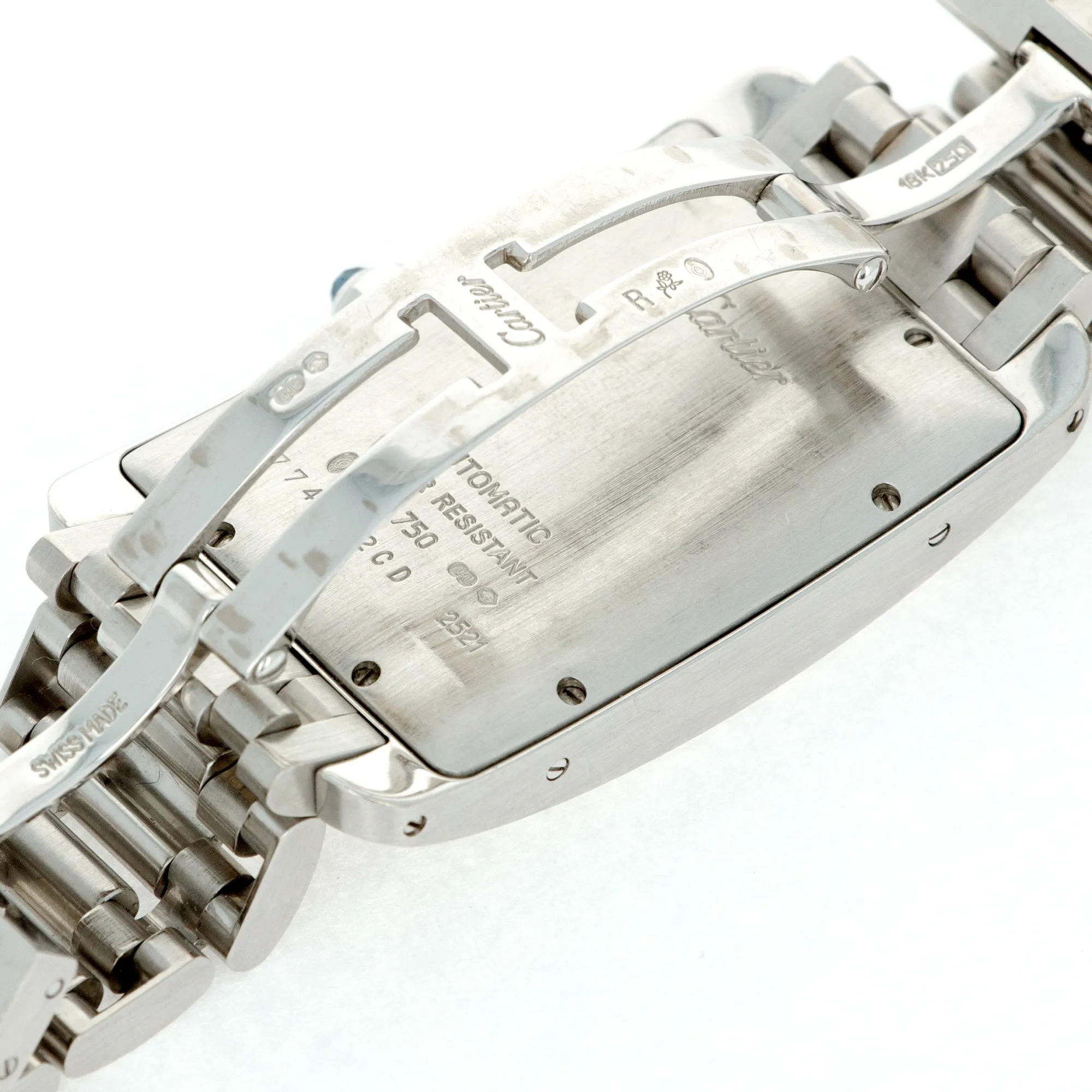 Cartier White Gold Tank Americaine XL Ref. 2521