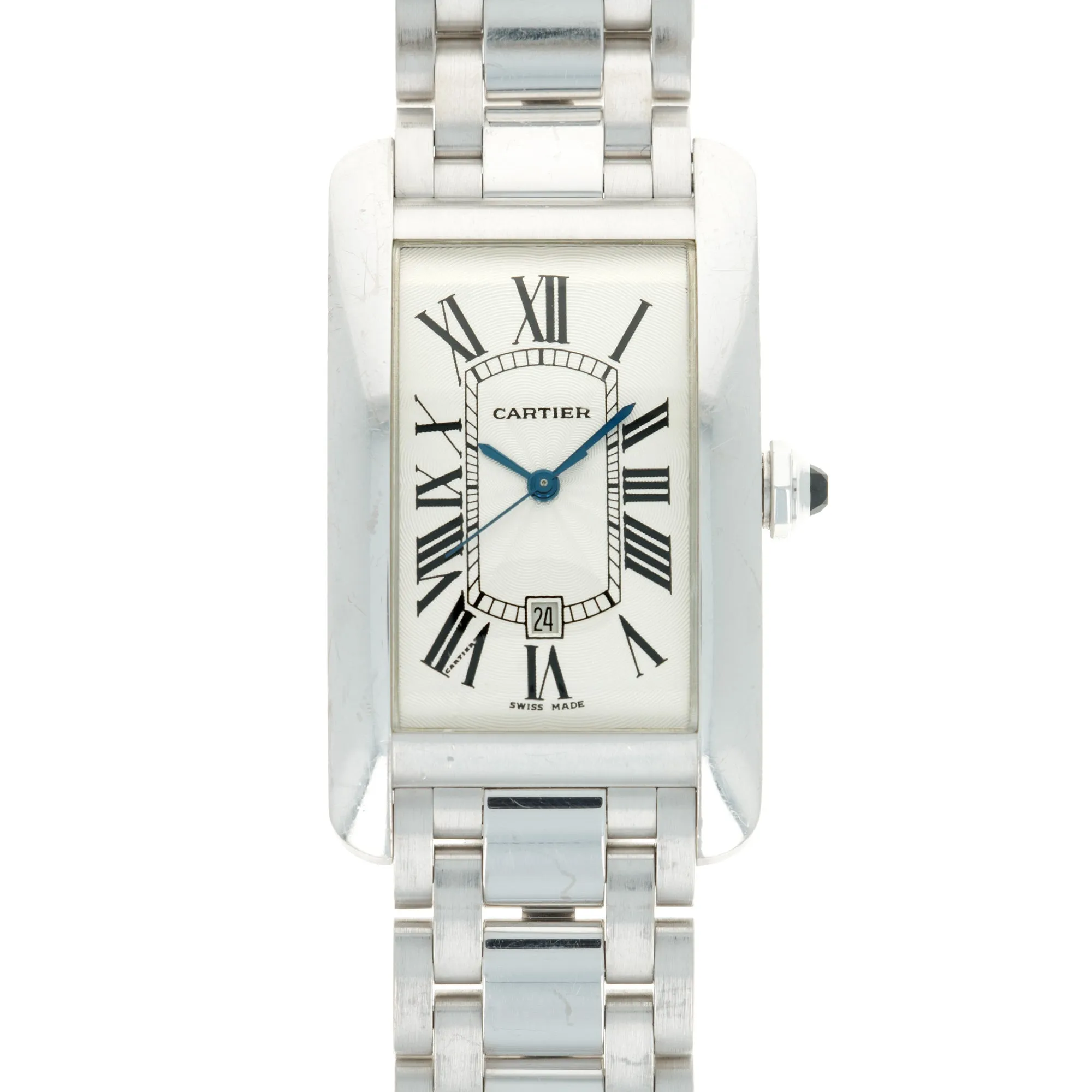 Cartier White Gold Tank Americaine XL Ref. 2521