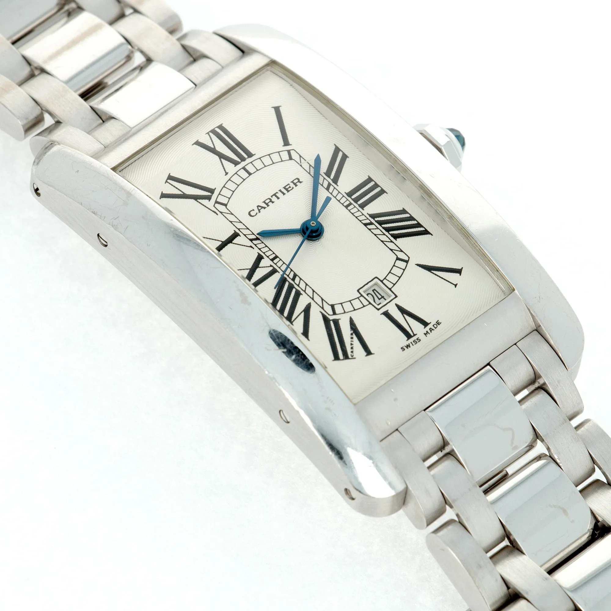 Cartier White Gold Tank Americaine XL Ref. 2521