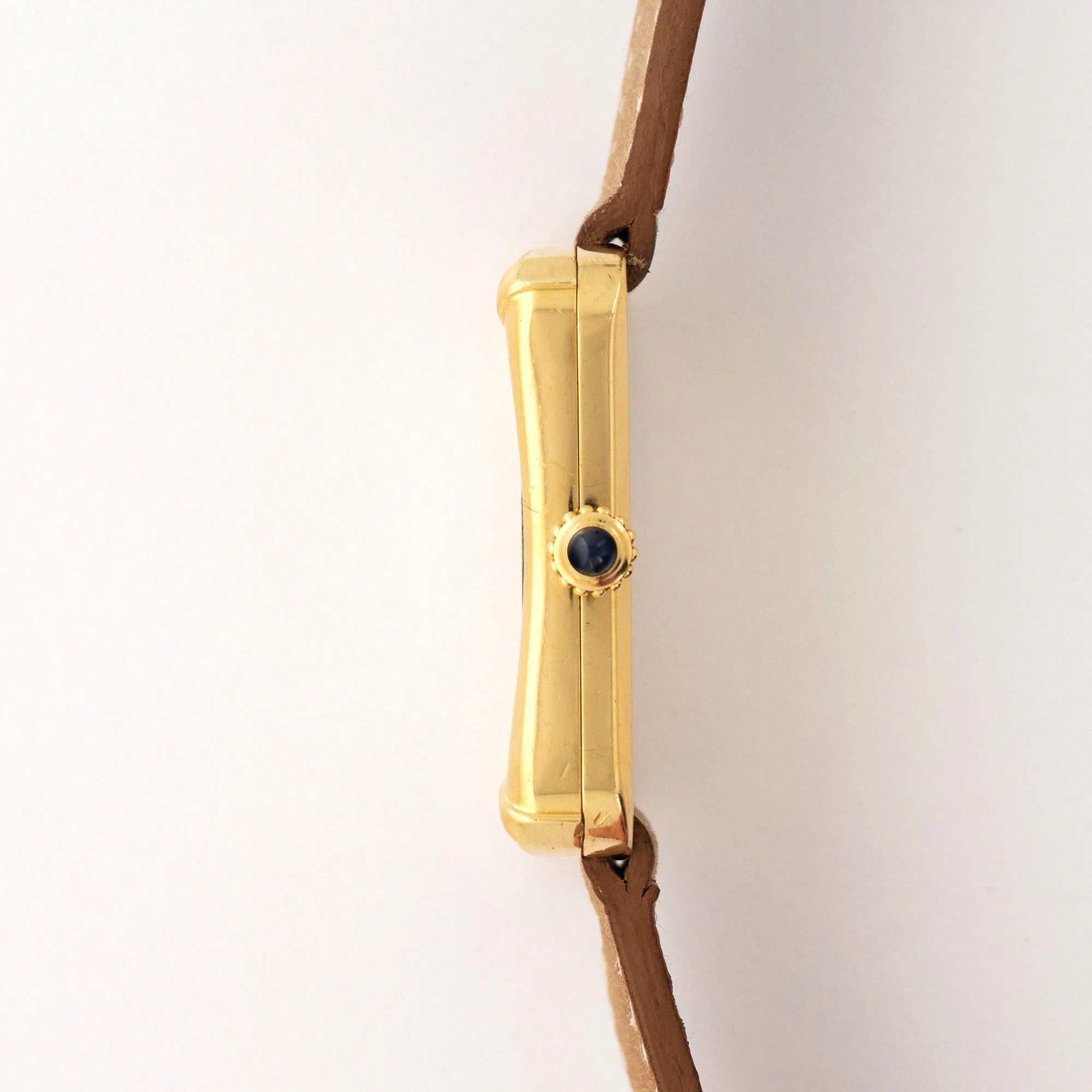 Cartier Yellow Gold Bamboo Coussin Watch