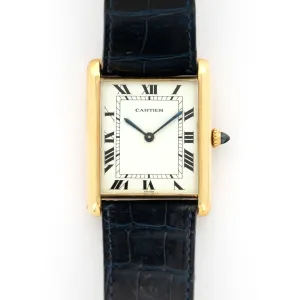 Cartier Yellow Gold Jumbo Tank Automatic Watch