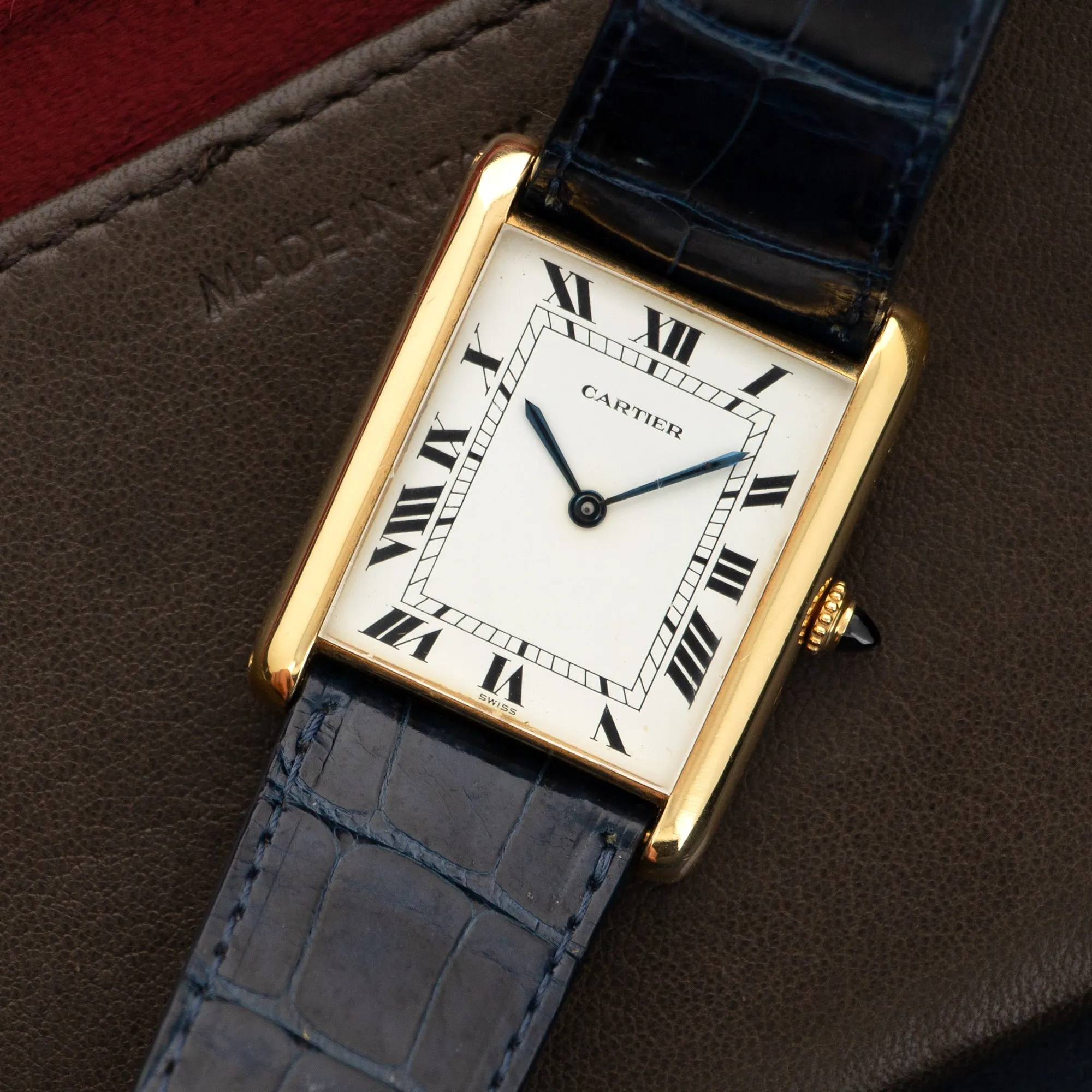 Cartier Yellow Gold Jumbo Tank Automatic Watch