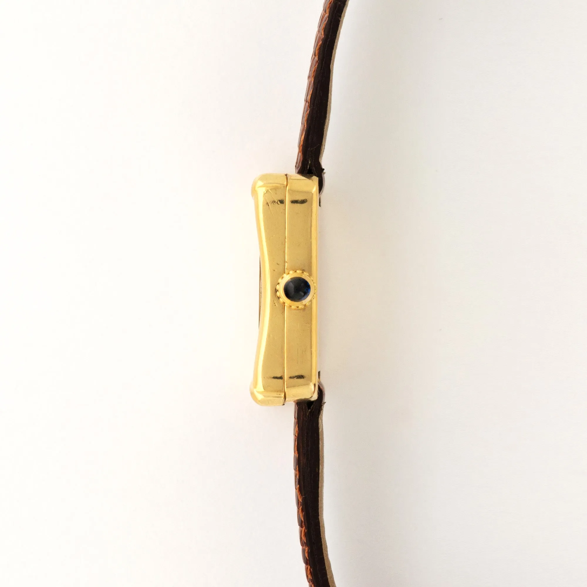 Cartier Yellow Gold Tank Bamboo Coussin Watch