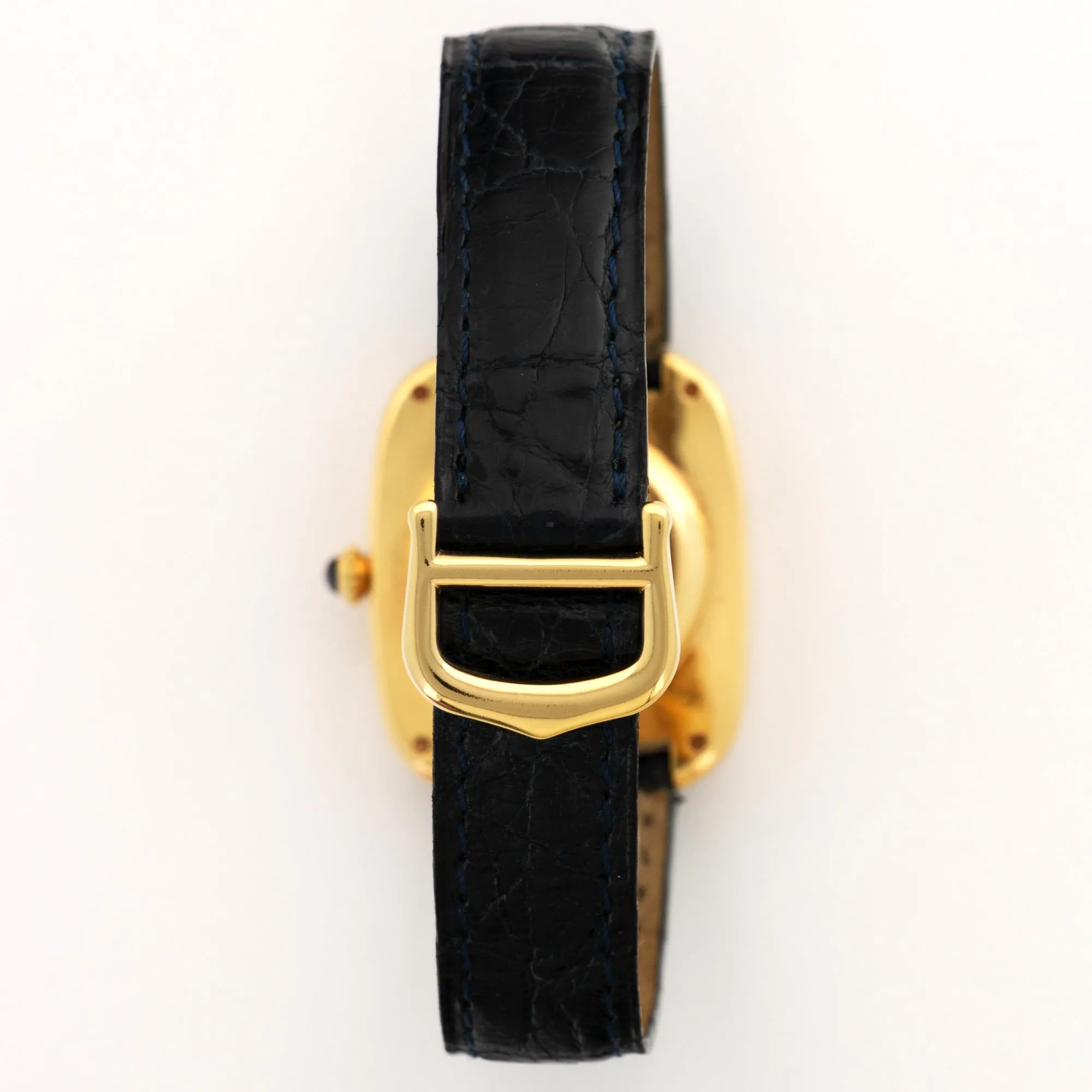 Cartier Yellow Gold Tank Gondole Strap Watch