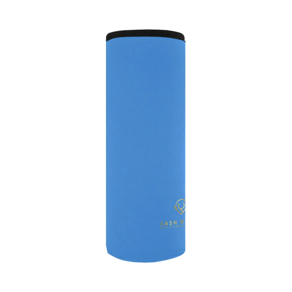 Cash Vision Large Neoprene Water Bottle Pouch - Blue