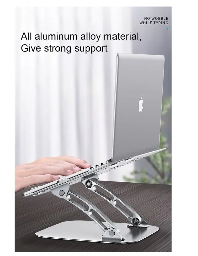 CellTime Ergonomic Height Angle Adjustable Cool Portable Laptop Stand