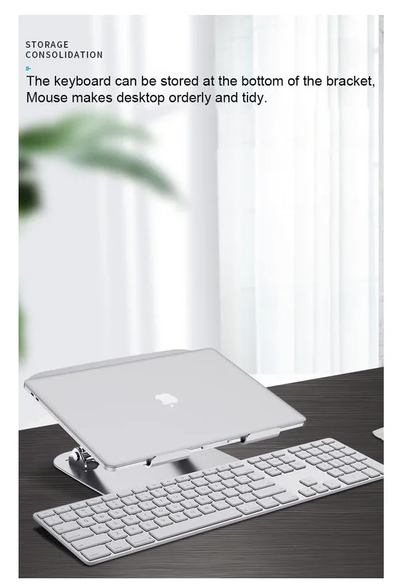CellTime Ergonomic Height Angle Adjustable Cool Portable Laptop Stand