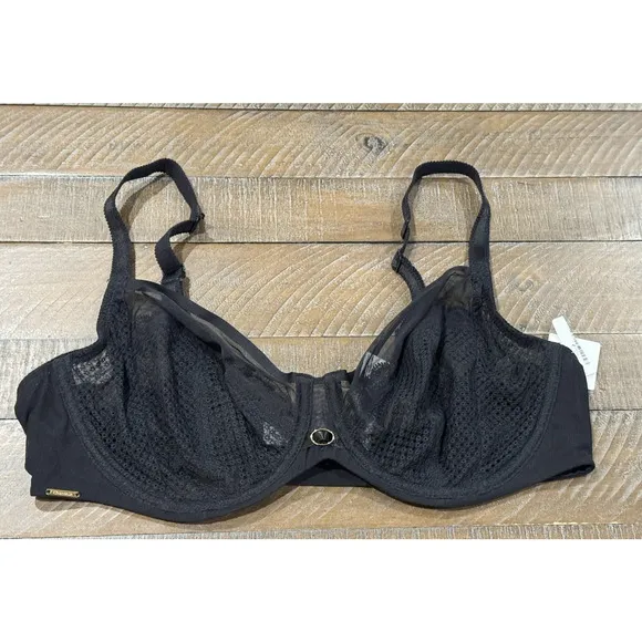 Chantelle Parisian Allure Convertible Plunge Bra Black - Women's Size 36D