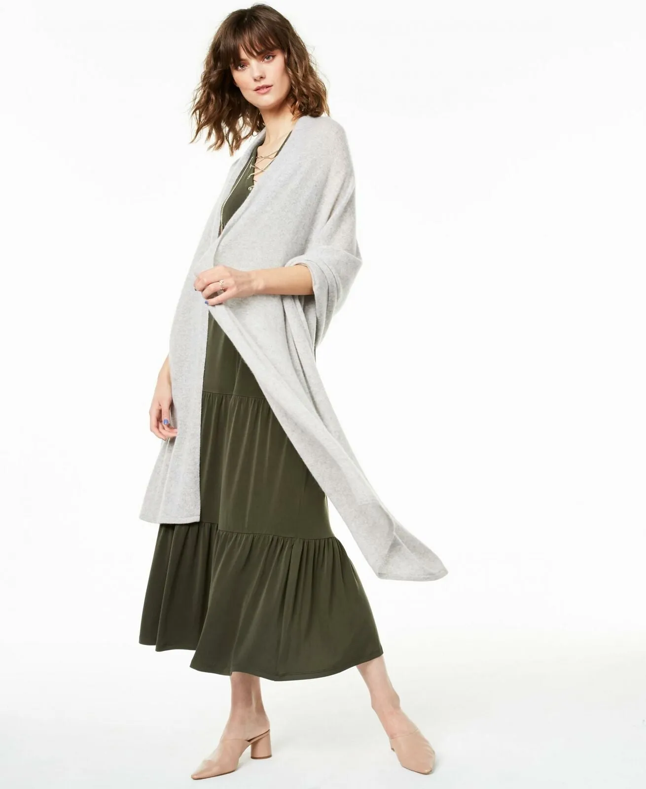Charter Club Women's Oversized Cashmere Wrap Scarf