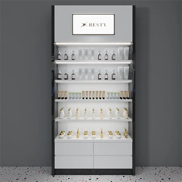 CM014 Beauty Store Makeup Display Cabinet LED Light