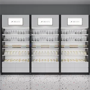 CM014 Beauty Store Makeup Display Cabinet LED Light