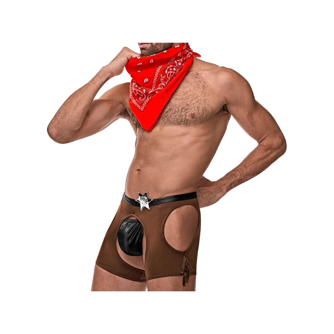 Cocky Cowboy Costume Black