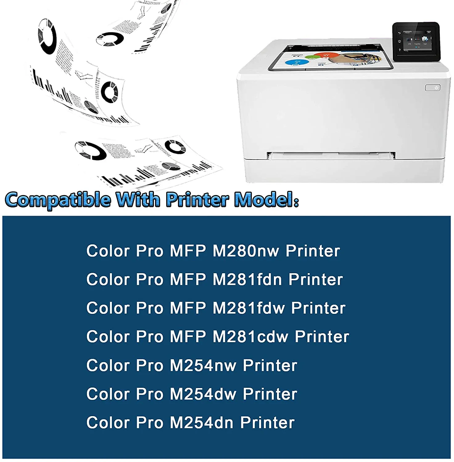 Compatible Yellow Toner Cartridge alternative for HP 202X | CF502X