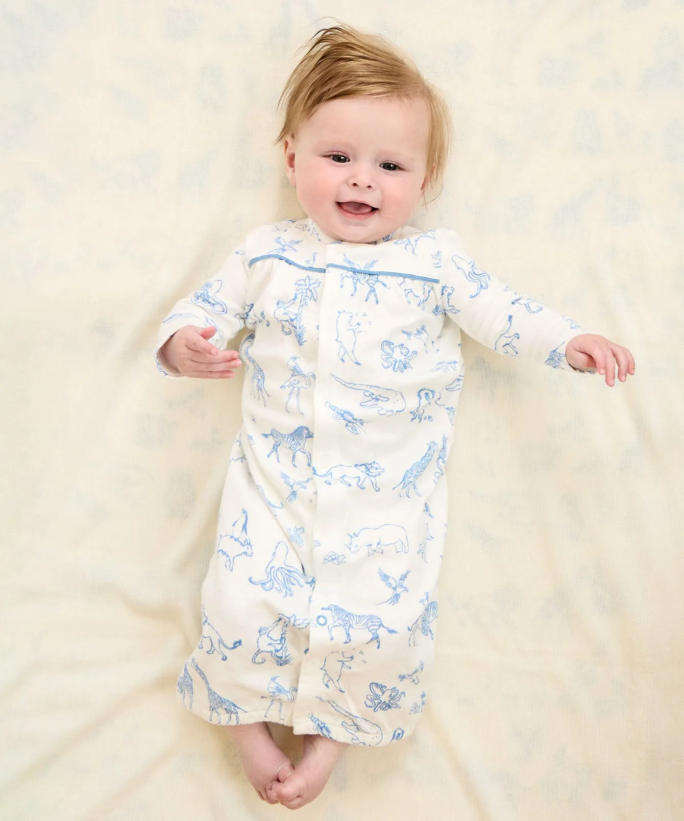 Convertible Gown, Blue Animal Parade