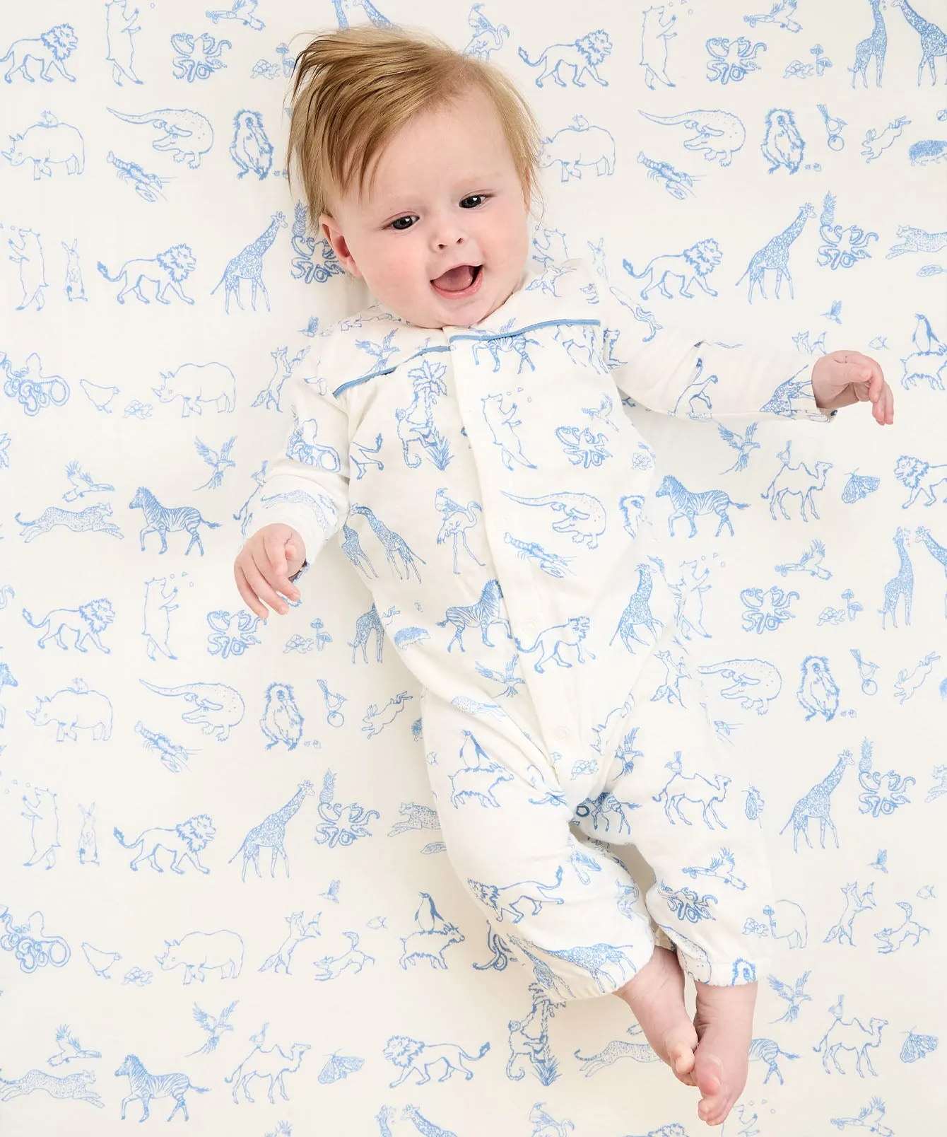 Convertible Gown, Blue Animal Parade