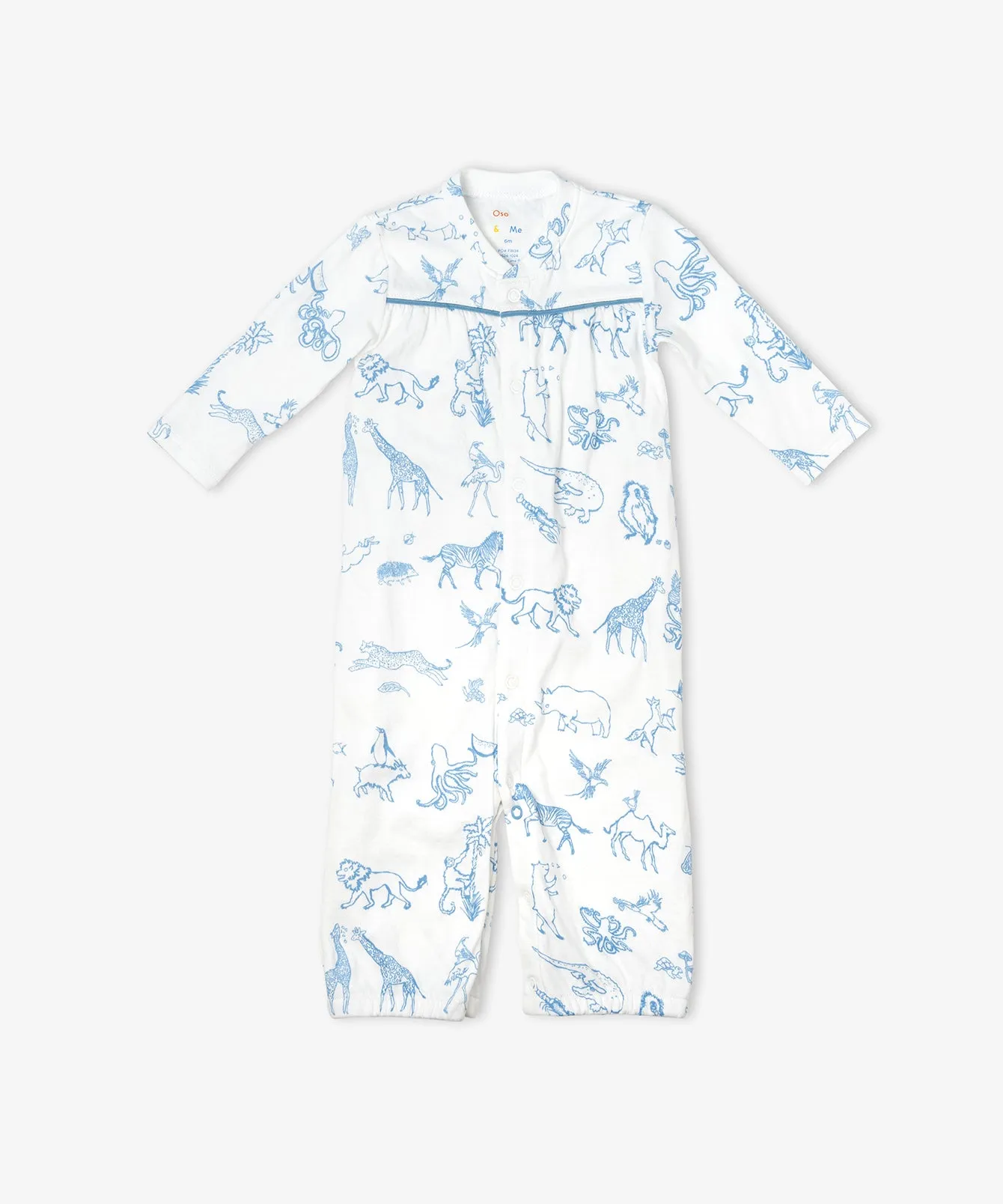 Convertible Gown, Blue Animal Parade