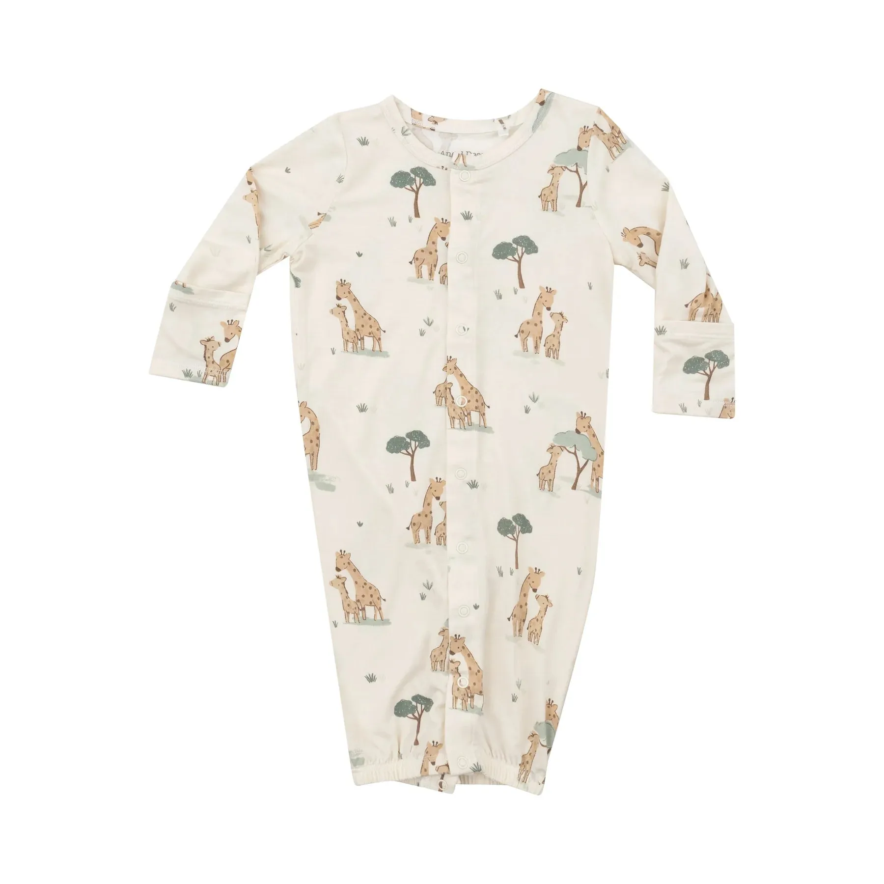 Convertible Gown - Giraffe Families NB