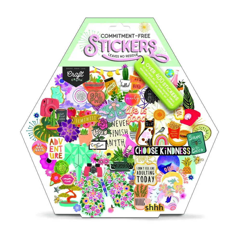 CRAFT CRUSH® COMMITMENT-FREE STICKERS