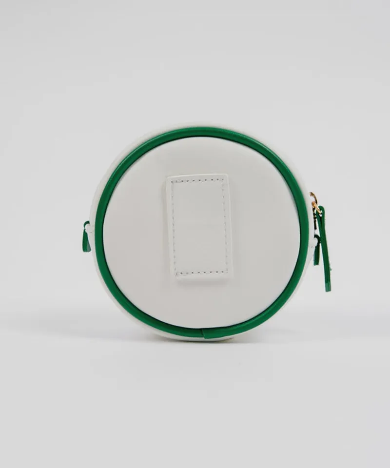 CREVE NINE: Round Ball Pouch - Ivory