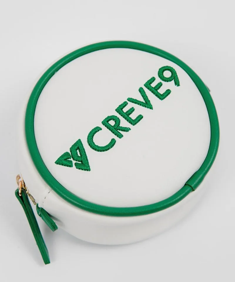 CREVE NINE: Round Ball Pouch - Ivory