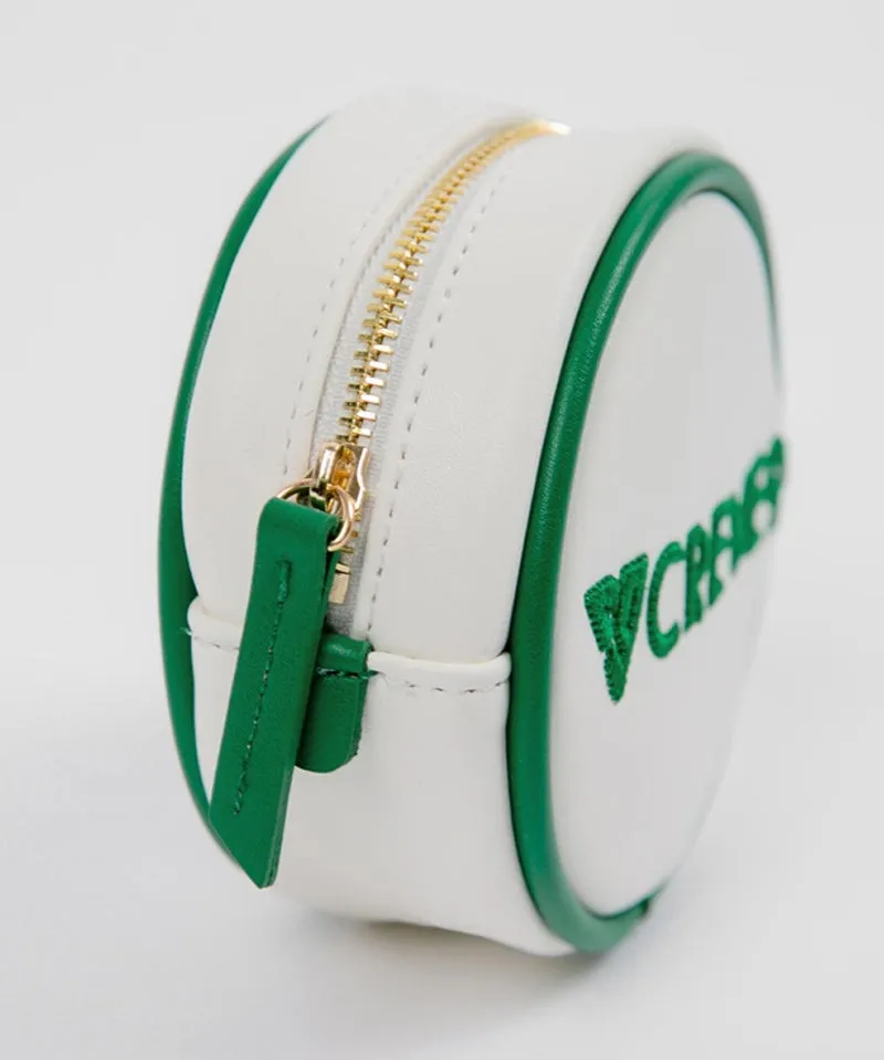 CREVE NINE: Round Ball Pouch - Ivory