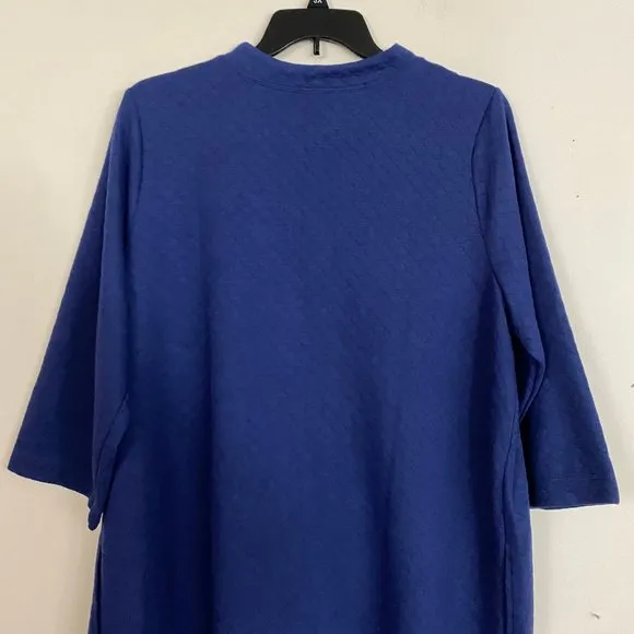 Croft &amp; Barrow Quilted Zip Duster Robe 1X