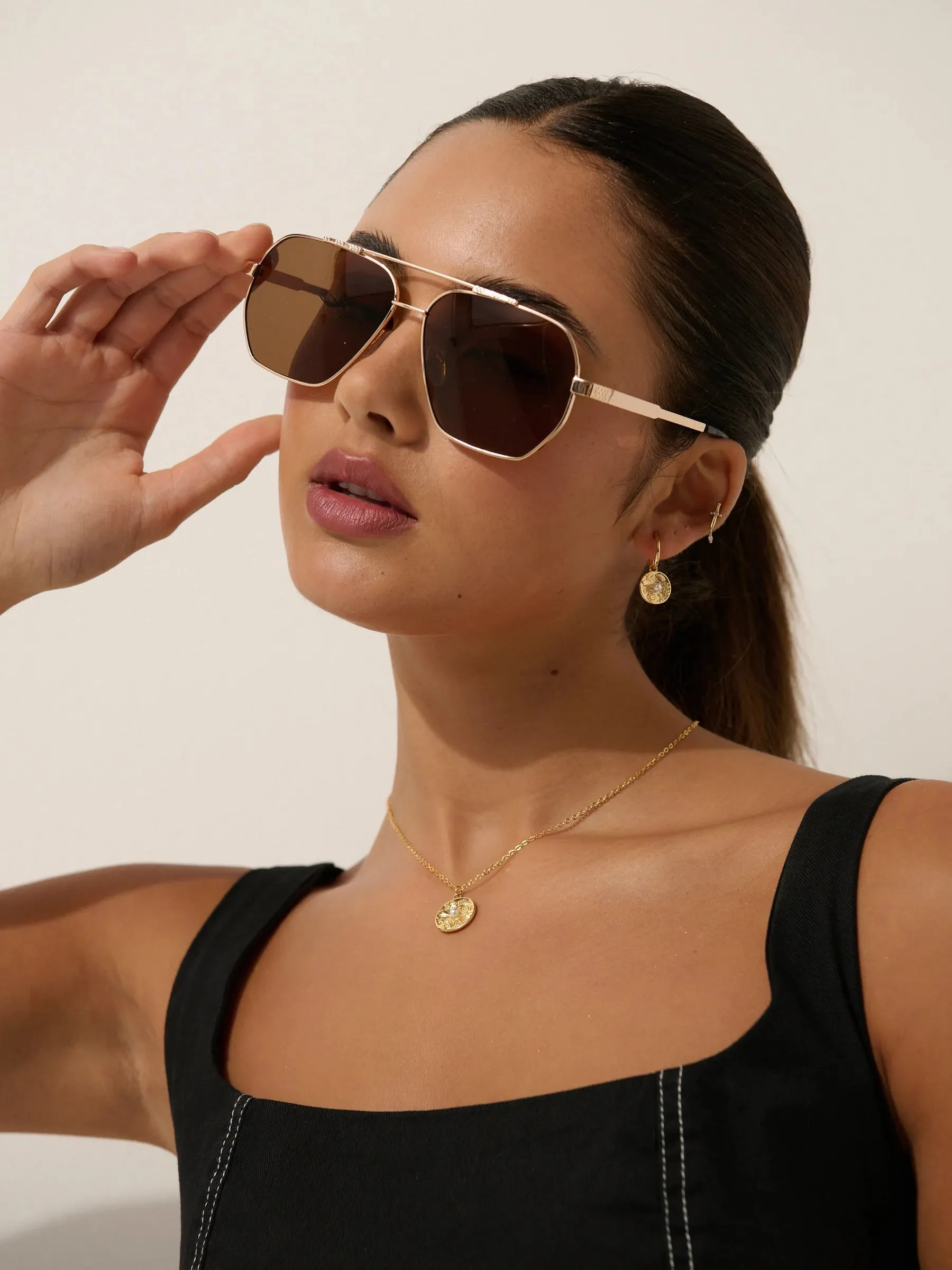 CRUZ SUNGLASSES - GOLD