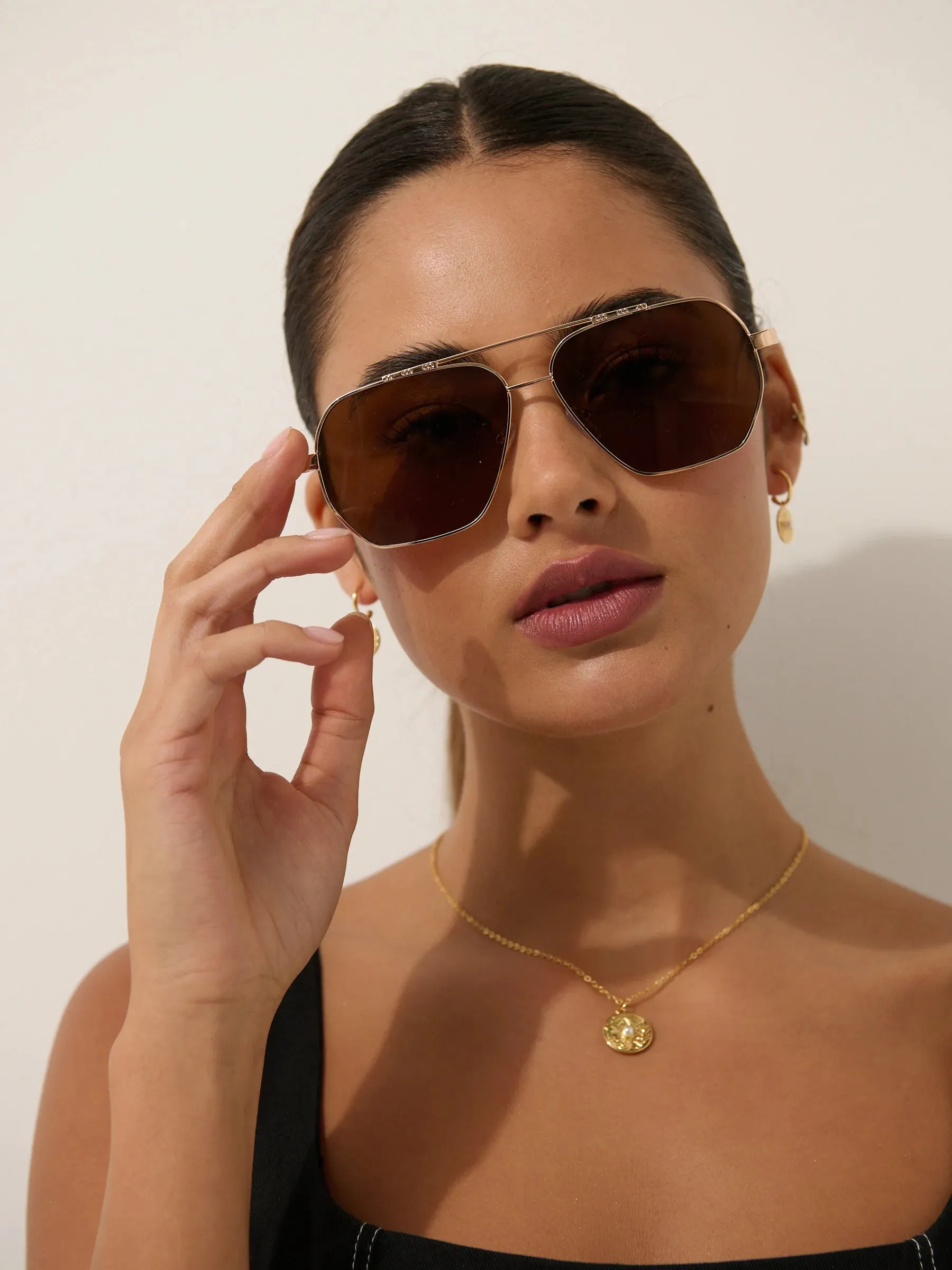 CRUZ SUNGLASSES - GOLD
