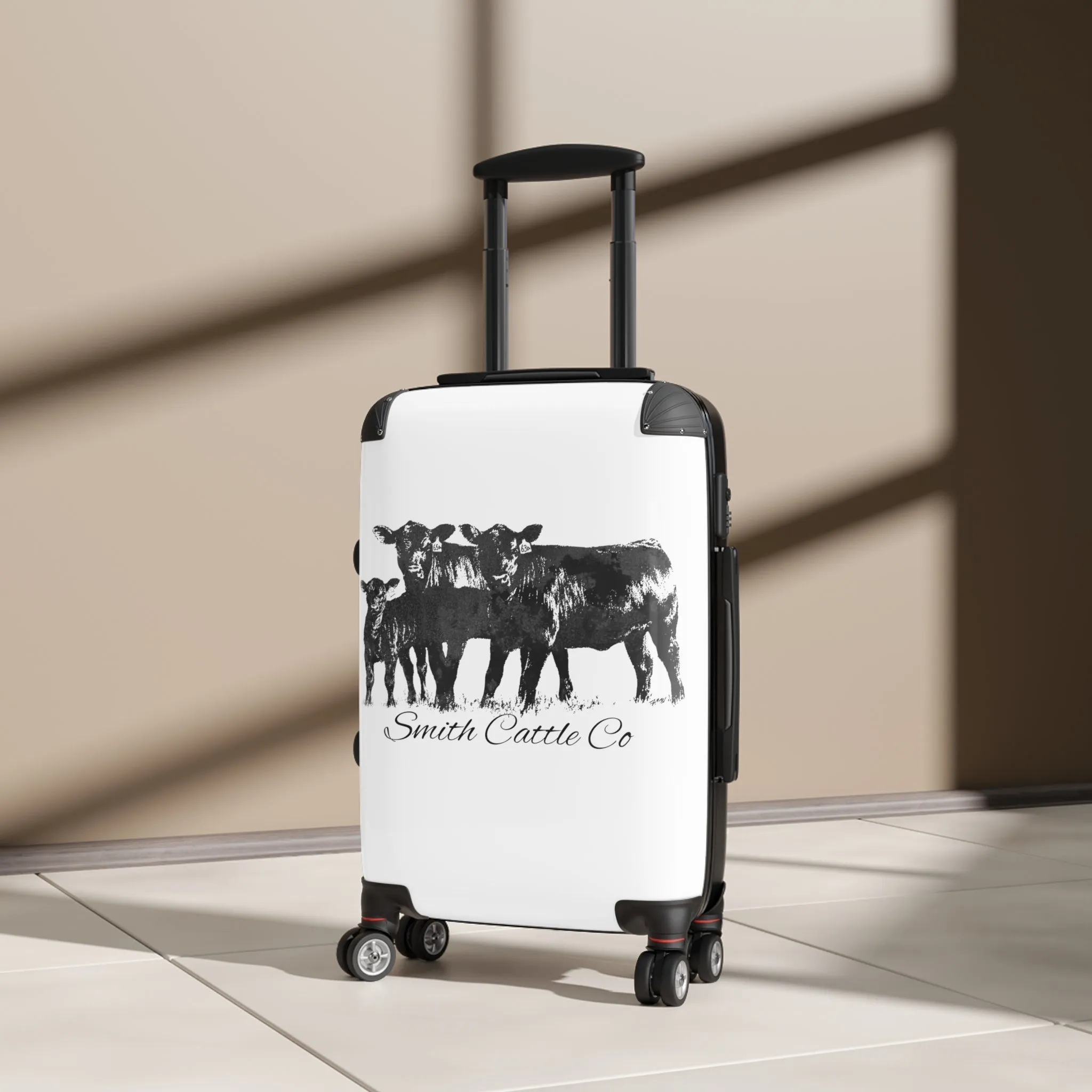 Custom Rolling Suitcase Set