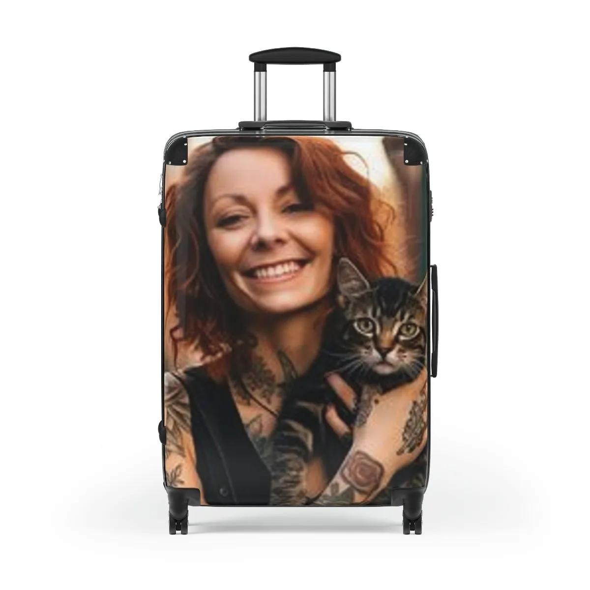 Custom Rolling Suitcase Set