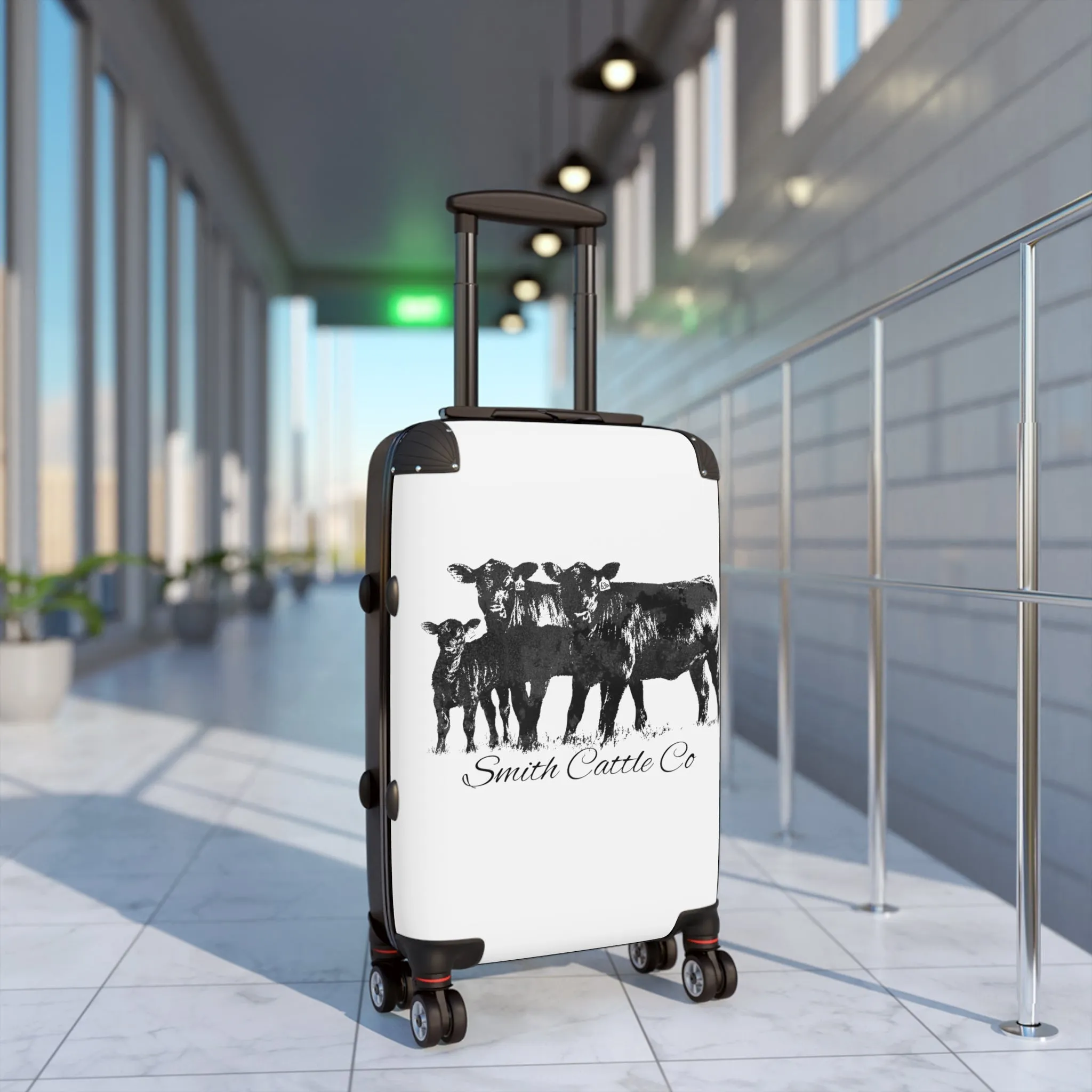 Custom Rolling Suitcase Set
