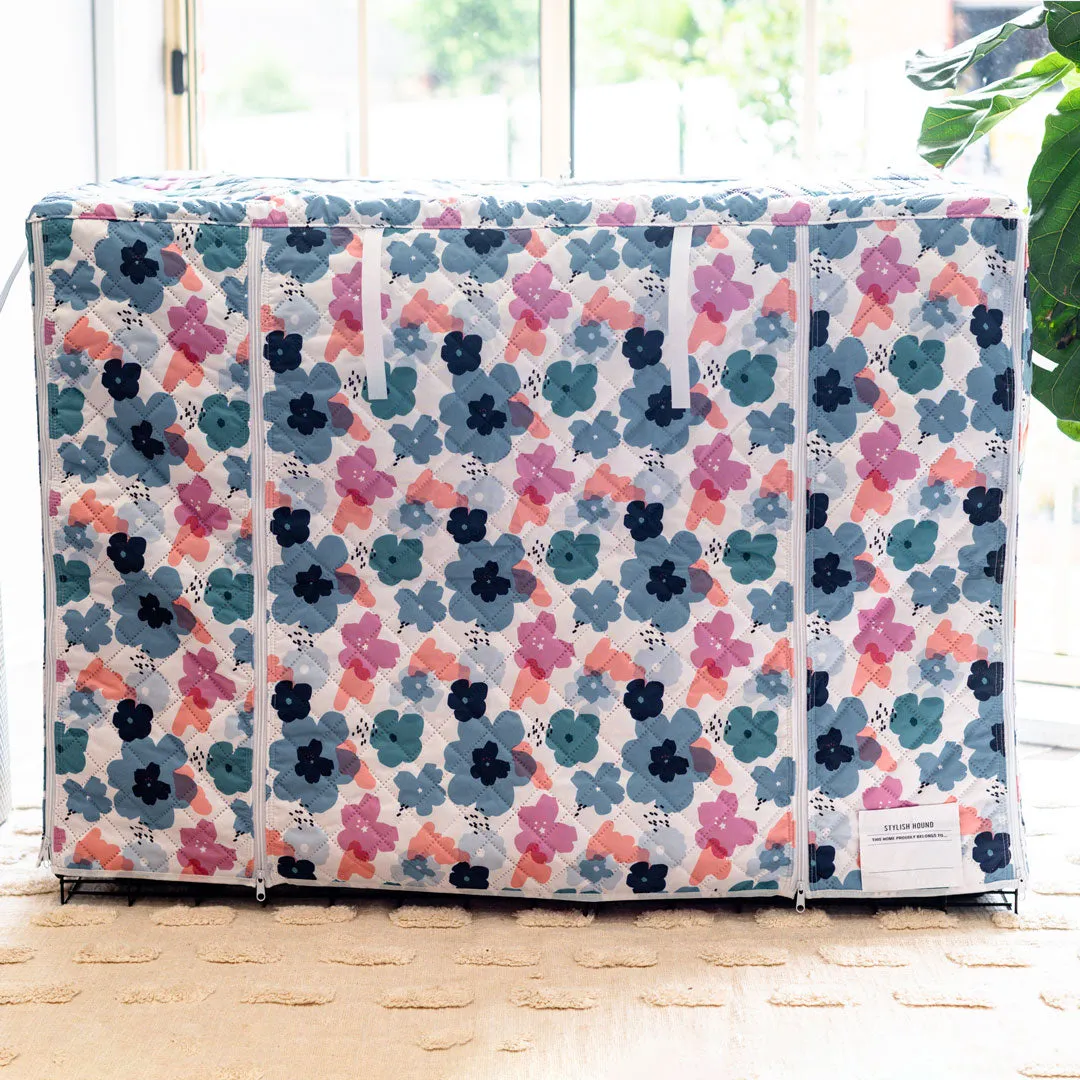 Daisy Quilted Crate Cover