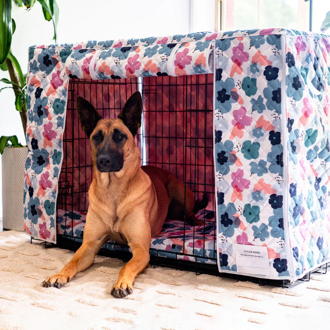 Daisy Quilted Crate Cover