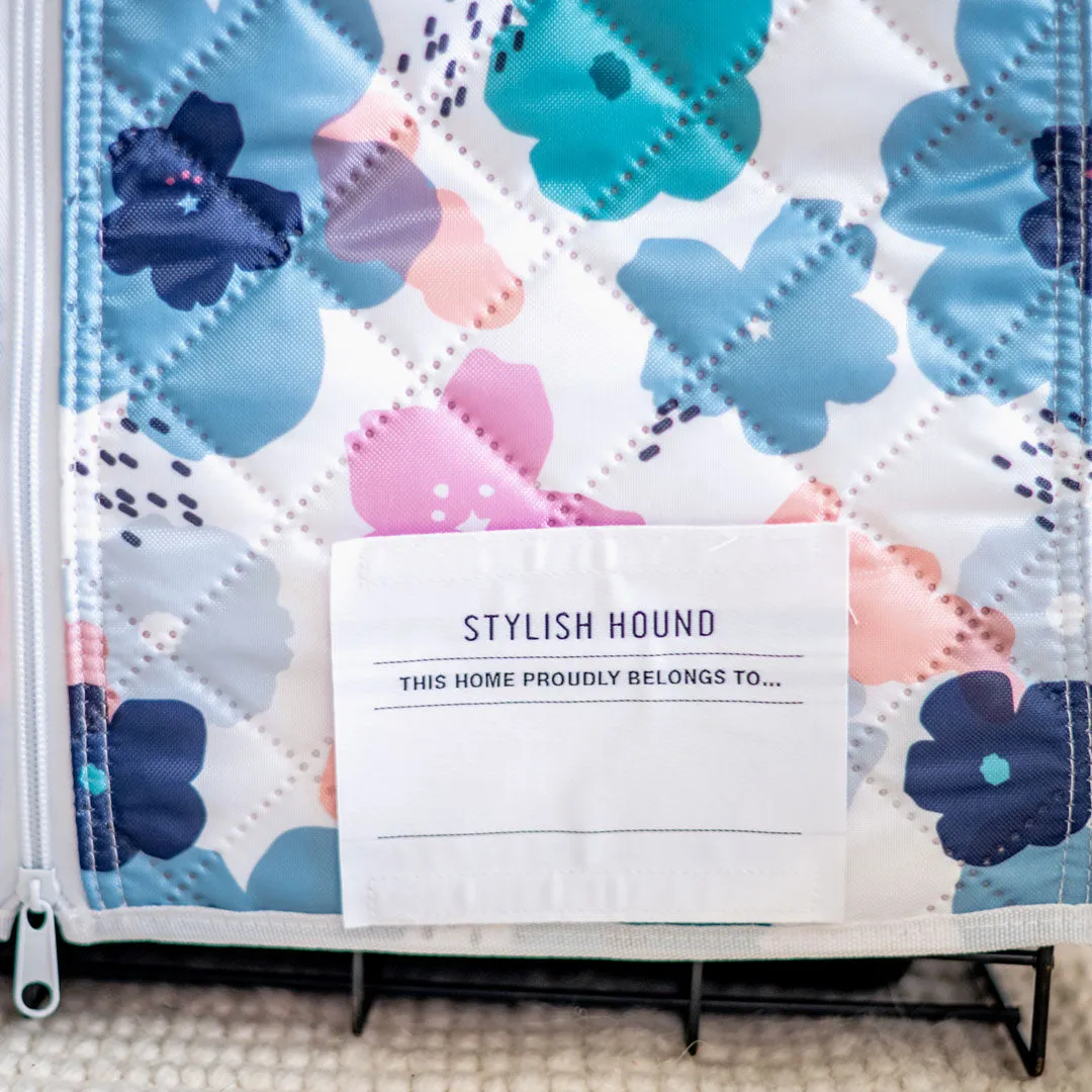 Daisy Quilted Crate Cover