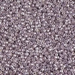 DB 429, Pale Amethyst, Galvanized, Dyed- Miyuki Delica Beads, Size 11, 5 grams - Seed Bead - Retail & Wholesale