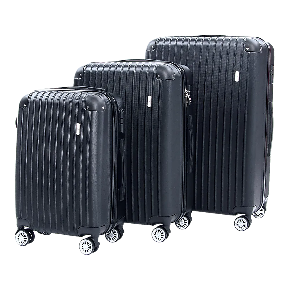 Delegate Suitcases Luggage Set 20 24" 28"Carry On Trolley TSA Travel Bag"